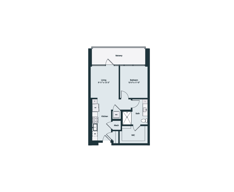 Floor plan layout diagram for JR2-1